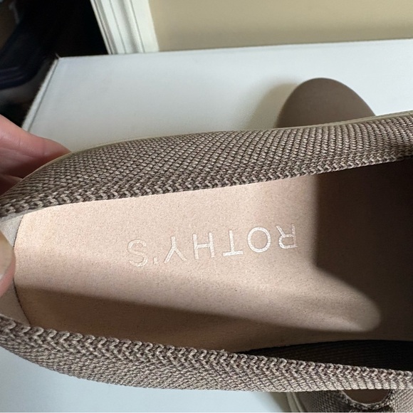 Rothy's The Ravello Slip On Sneaker 9 US Portobello Brown Knit - Picture 5 of 10